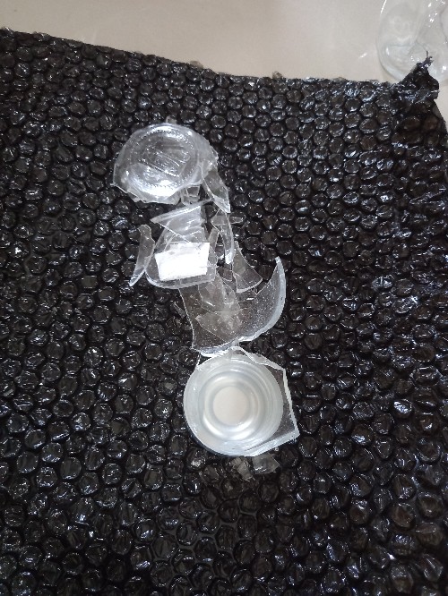 Aikeya Raztan Toples Stoples Mini Kecil Bumbu Dapur Permen Murah Bahan Kaca Isi 4 Pcs Unik + Packing