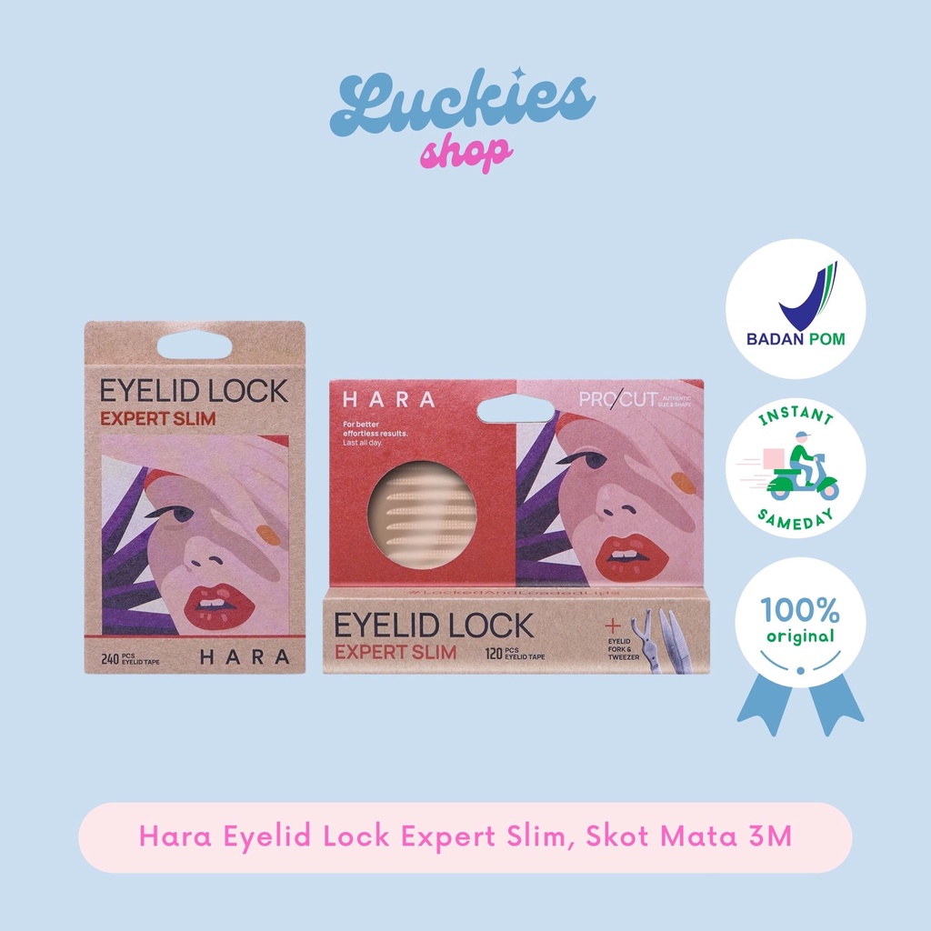 ORI Hara Eyelid Lock Expert Slim, Skot Mata 3M Eyelid Tape Transparan Berpori