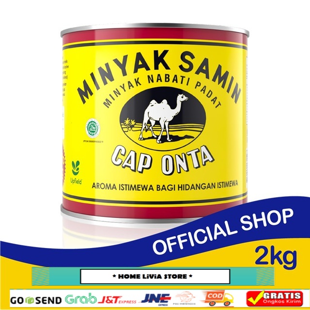 

Cap Onta Minyak Samin Cooking Oil Tin 2kg