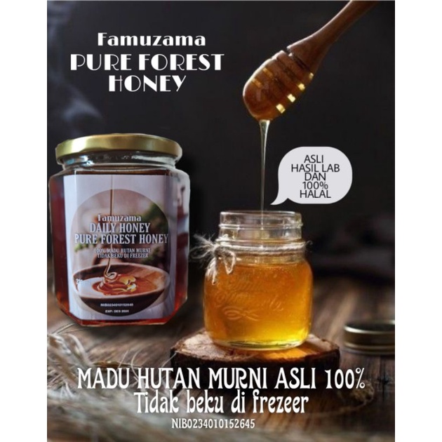 

MADU HUTAN MURNI DAILY HONEY PURE 100% TIDAK BEKU DI FREEZER