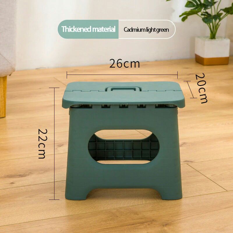 Bangku Kursi Mini Lipat Dapur Kamar Mandi Portable Jiami - ZJY2 - Light Green