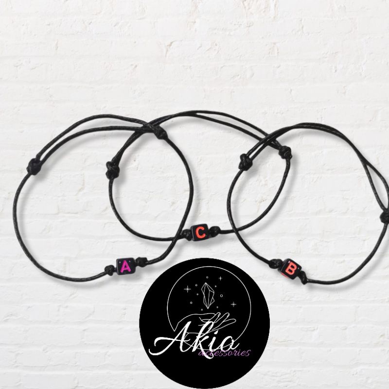 GELANG COUPLE INISIAL HURUF