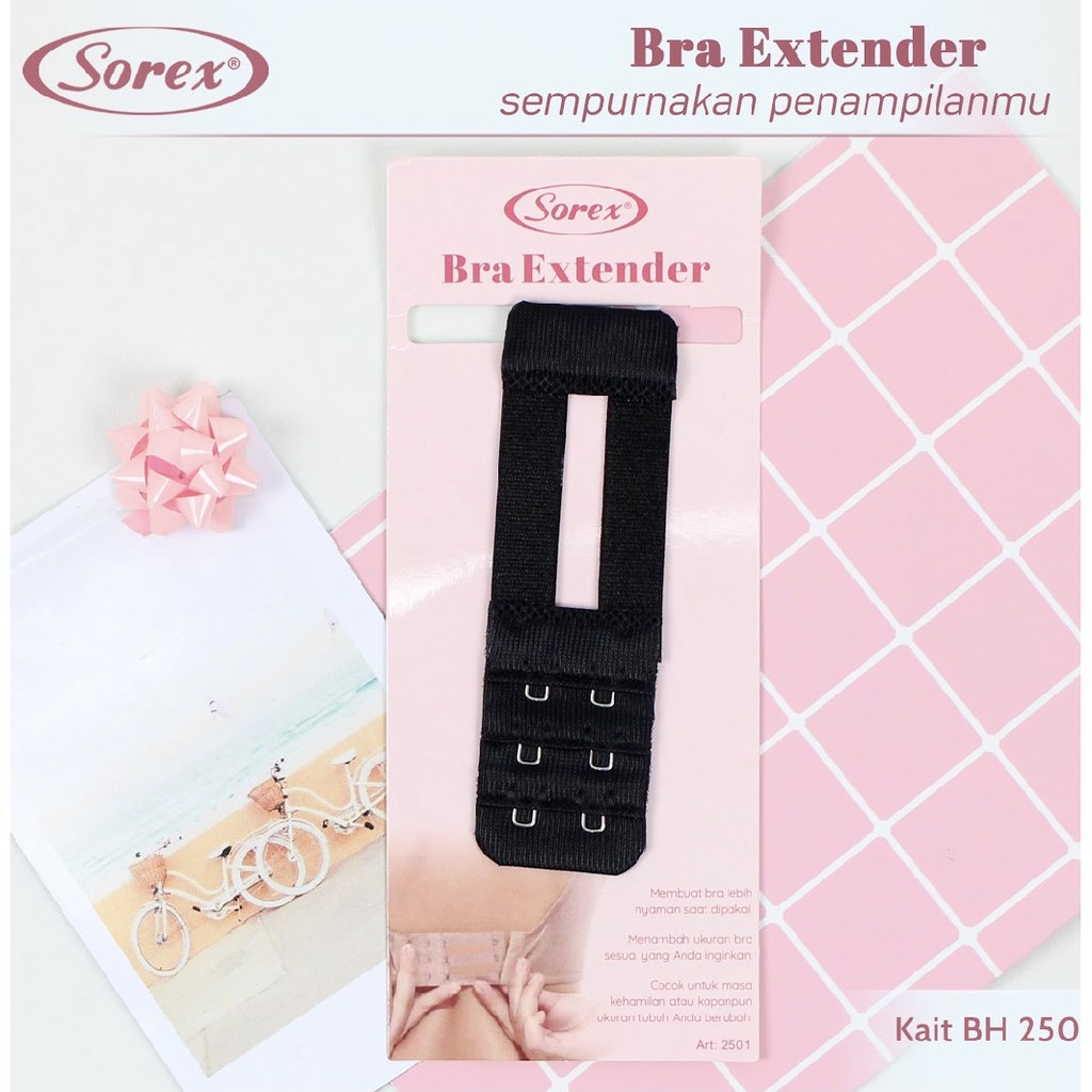 BRA EXTENTION EXTENDER BRA PENGAIT TALI TAMBAHAN KAIT 2501 2502 2503 BH SOREX KAIT 3 dan 2