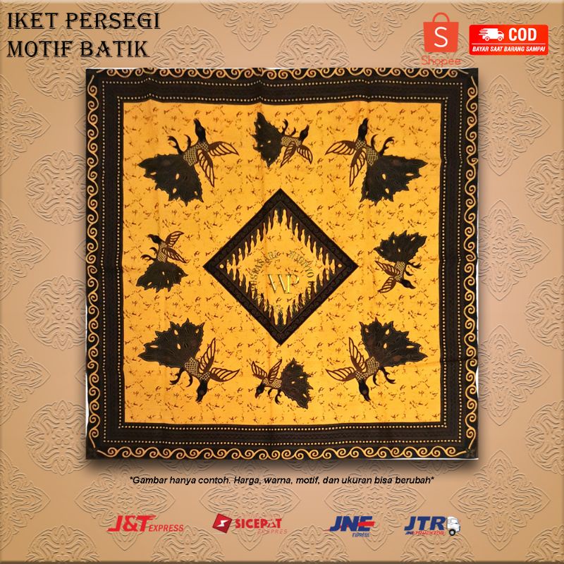 IKET PERSEGI MOTIF BATIK