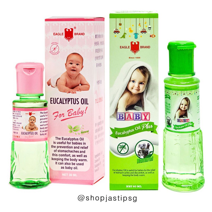 Apr 2024 Eagle Brand Eucalyptus Oil For Baby 30ml 60ml Impor Singapore Minyak Kayu Putih Untuk Bayi Shopee Indonesia