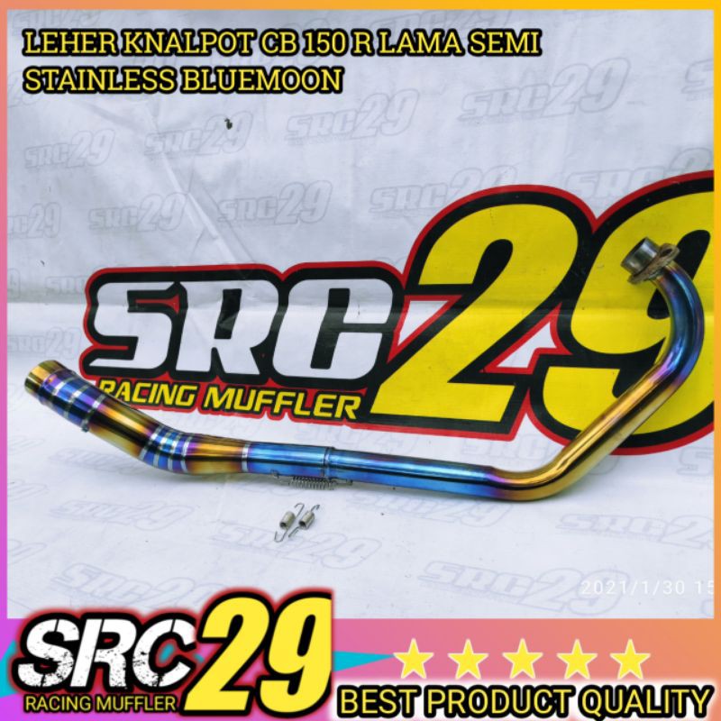 Pipa leher knalpot Cb150 R lama old - leheran header cb 150 r old bluemoon semi stainless