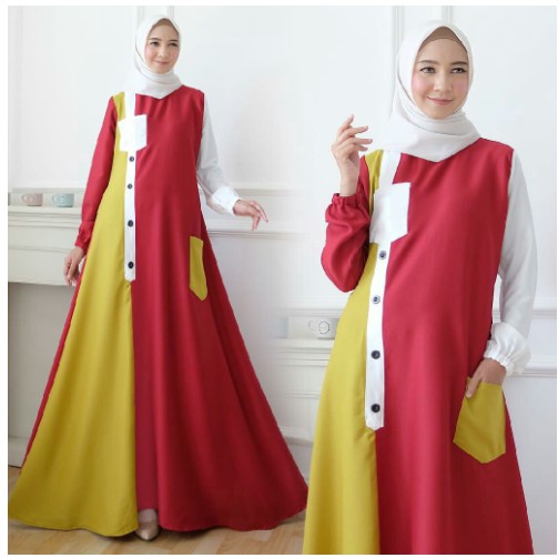 gamis jumboGamis Remaja Syar'i Hitam Polos SET KANDA SETELAN BAJU MUSLIM REMAJA BUSANA MUSLIM MODERN