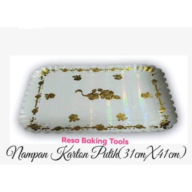 Nampan Karton Putih