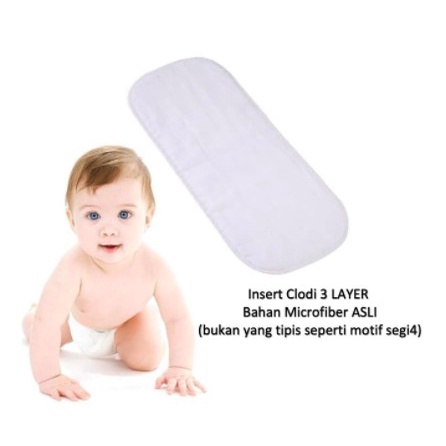 Insert Clodi Microfiber 3 Layer