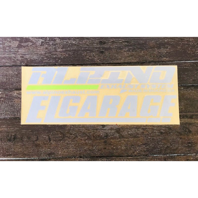 Stiker Alpino Elgarage