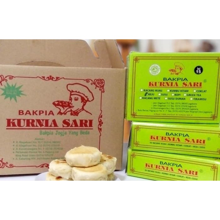 

Bakpia Kurnia Sari- Bakpia Crispy - isi 20 pcs Fresh & New (TERMURAH)