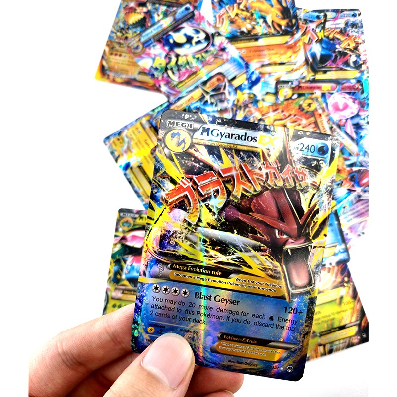 Import GX MEGA Shining Cards Game Battle Cartes pokemon 20pcs set Trading Cards Game Children