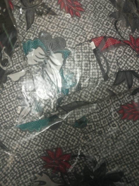 Batik Couple Keluarga Sania Ruffle Ori Ndoro Jowi Dnt Motif Seno Kupu