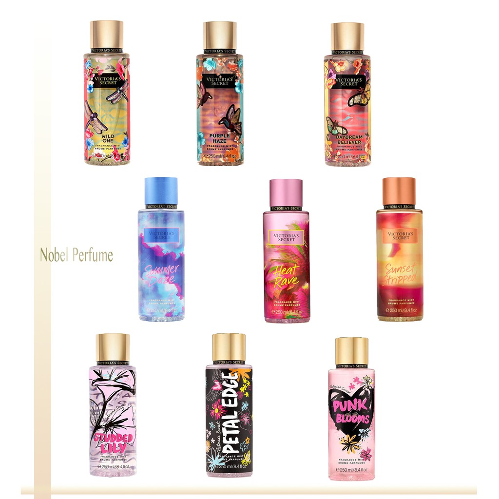 BISA COD - PARFUM WANITA VICTORIAS SECRET HOT SUMMER NIGHT EDITION - BIRD EDITION - GRAFFITI GARDEN 