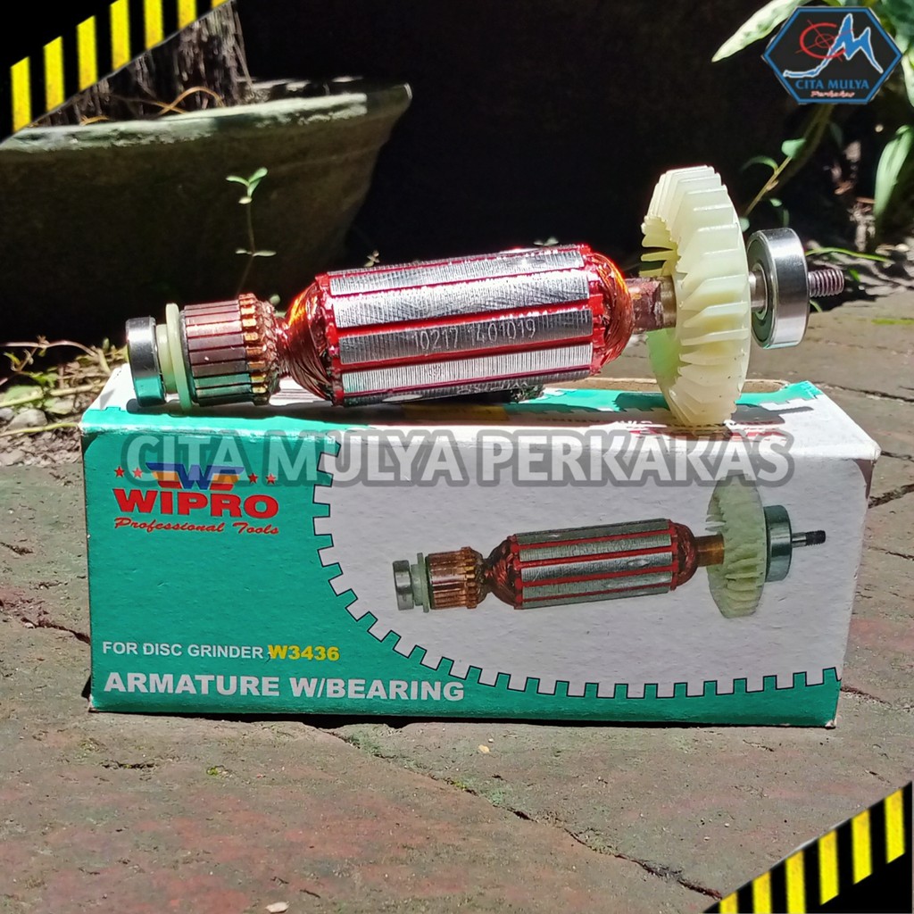 Wipro Armature / Angker W3436 untuk mesin gerinda W3436