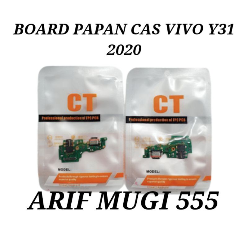 FLEXIBLE BOARD PAPAN CAS KONEKTOR CONEKTOR CHARGER VIVO Y31 2020 MIC ORIGINAL