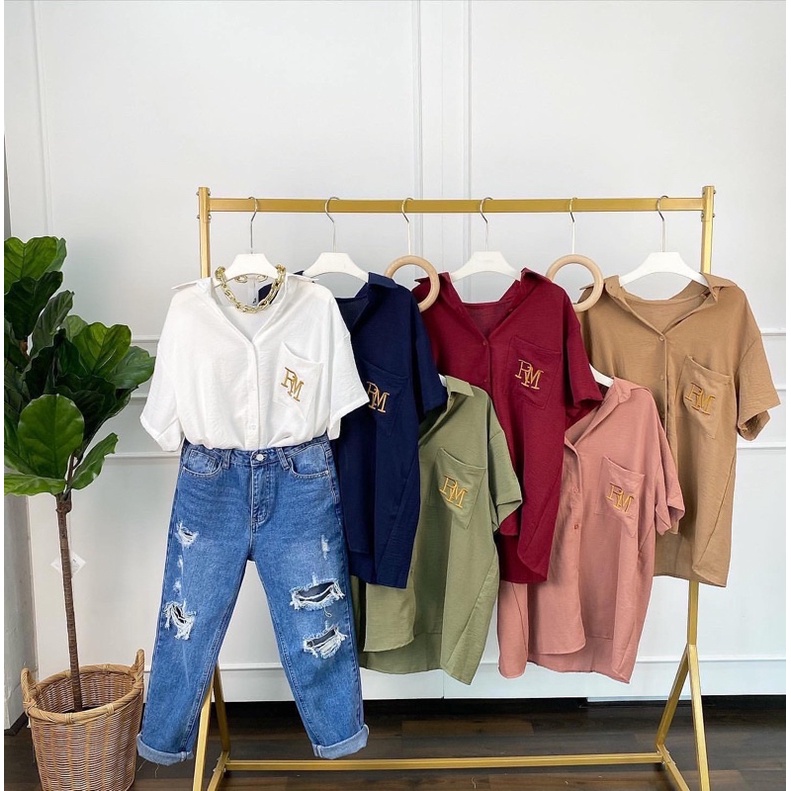 RM Shirt / Oversize Shirt / Kemeja Wanita / Kemeja Import BKK