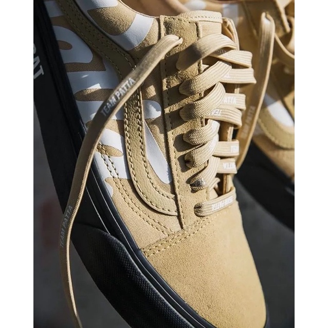 VANS VAULT OLDSKOOL ALMOND BUFF LX X @patta_nl “MEAN EYED CAT 2021” ORIGINAL 100%