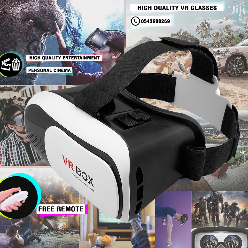 Kacamata VR Box 3D Reality Visual Gaming / 3D Glasses