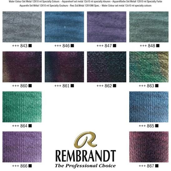

Rembrandt Watercolour Artist Grade Tube 10Ml (Special/Metallic Color)