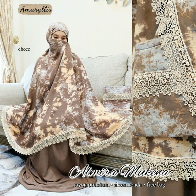 Mukena lebaran cantik mukena almira
