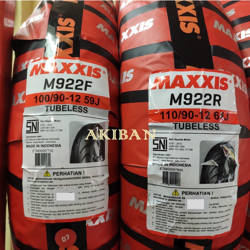 Ban MAXXIS M922R 110/90-12 Maxxis 110 90 12 Ring 12 Tubeless
