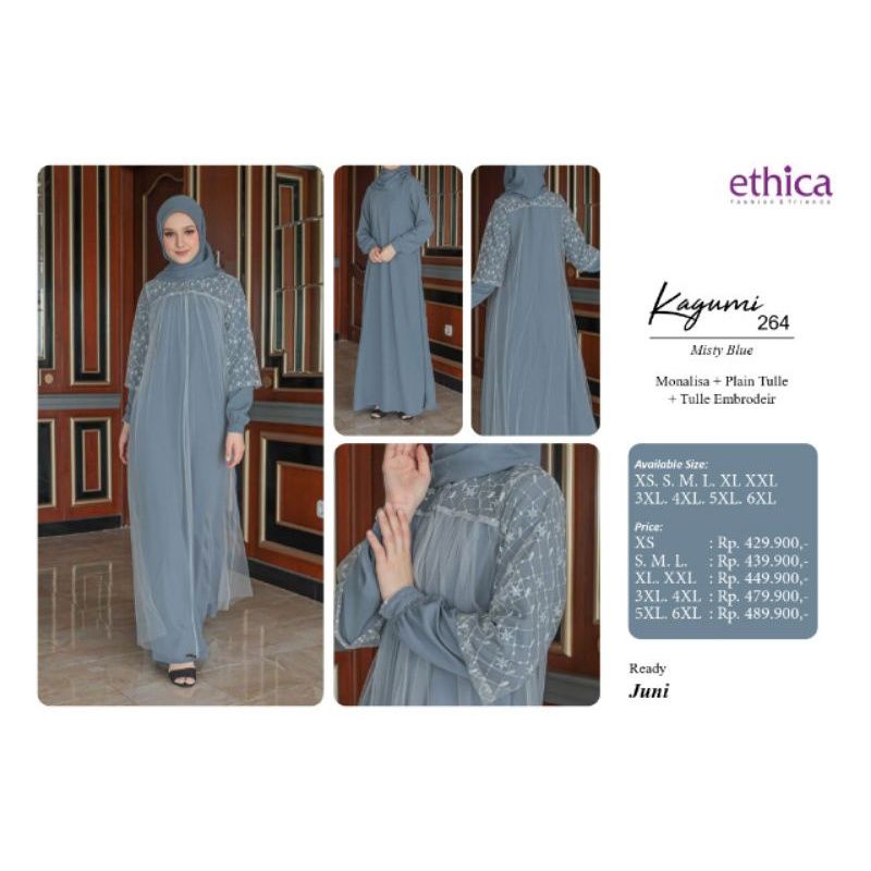 Ethica Kagumi 264 Frosty Green | Kagumi 264 Misty Blue |