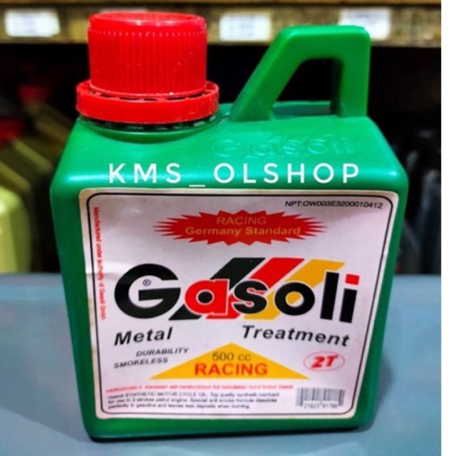 Gasoli 2T Merah 500ml Oli Samping Racing Gasoli (0.5L) Oli Samping Sepeda Motor