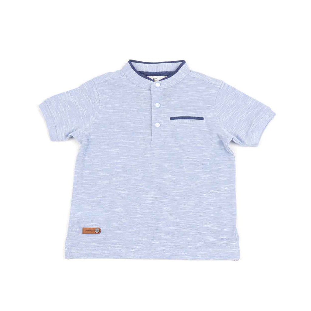 Jsp962 - Baju Anak Seasonal Basic 02A - Henley (Laki-laki, 5-14 Tahun)