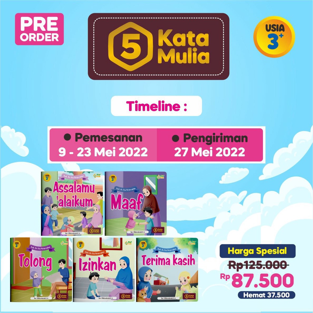 Seri 5 Kata Mulia - Buku Pendidikan Islami