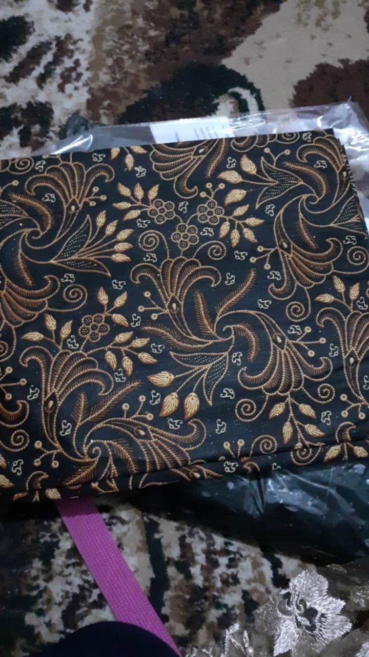 Batik Sogan Halus Batik Pekalongan Mix Brokat Cord Cantik
