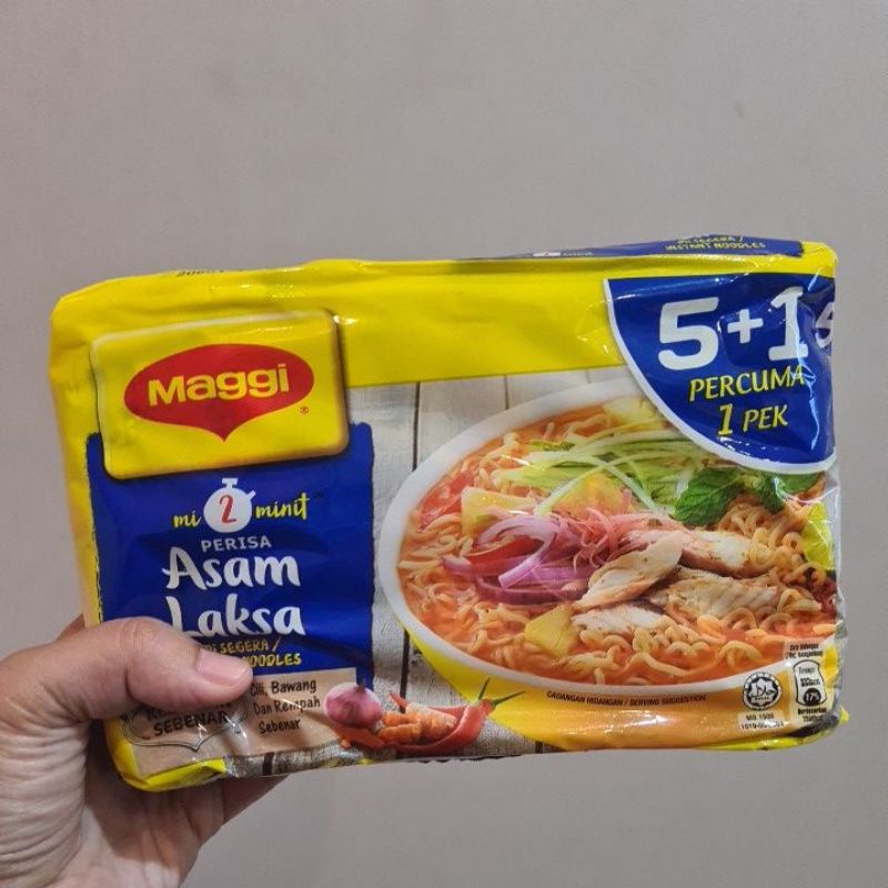 

Maggi 2 Minute Asam Laksa Instant Noodles 6 x 78g