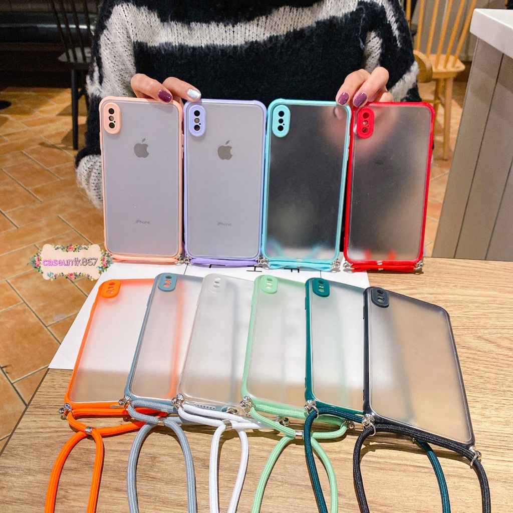 Softcase slingcase lanyard choice iphone X XR XS MAX 11 PRO CS2883