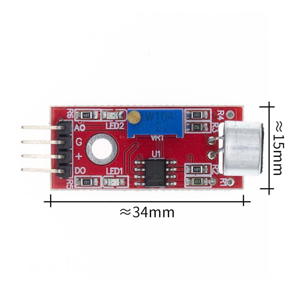 Microphone Sensor Agustina PIC AVR Microphone Komponen Elektronik Modul Deteksi Suara