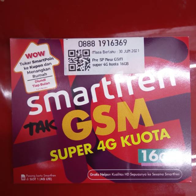 Perdana Smartfren 16gb