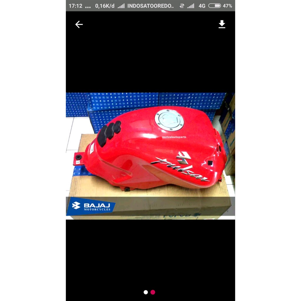 TENGKI TANGKI BENSIN BAJAY BAJAJ PULSAR 135 ORIGINAL BAJAJ JKS17576