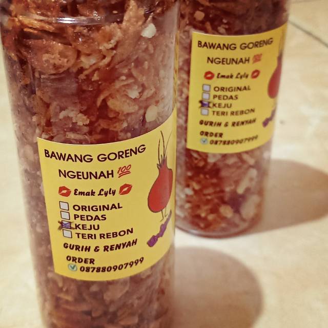 

Bawang goreng ngeunah emak Lyly