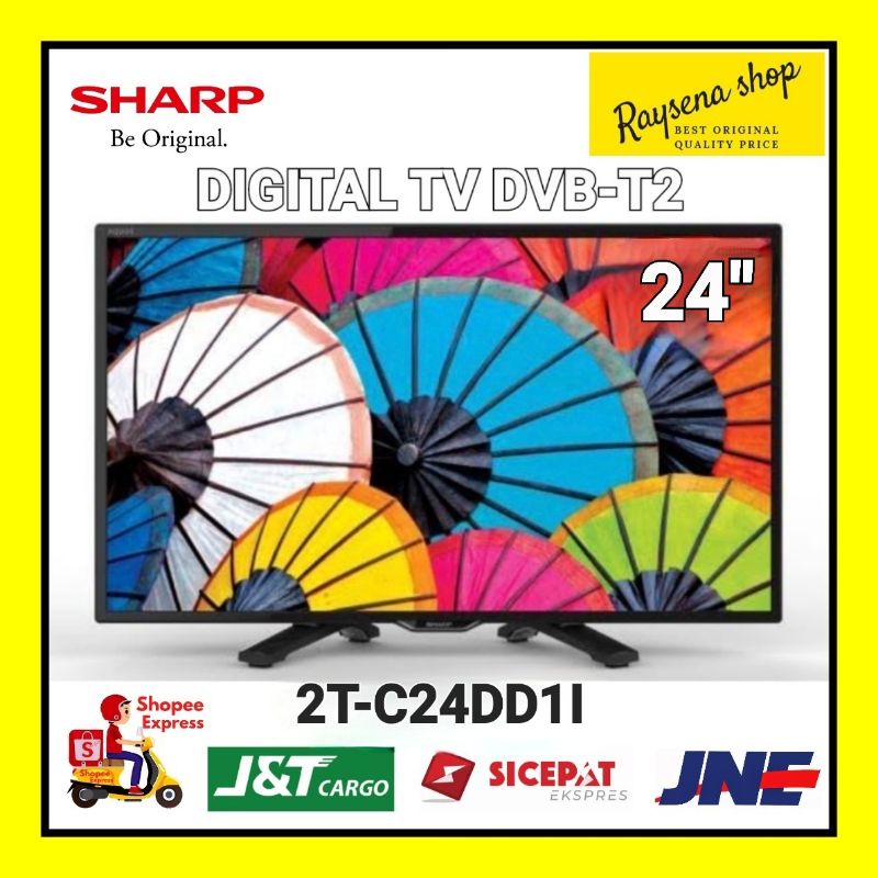 Sharp AQUOS LED TV 24 Inch 2T-C24DD1I Digital TV USB HD 2TC24DD1i / 24DD1i