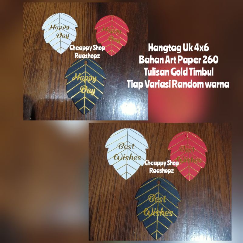 

HangTag Happy Day Hang tag Best Wishes Hangtag Wedding Label Gantung Souvenir Hangtag Natal Ultah