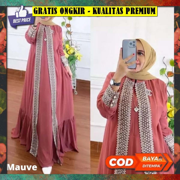 Gamis Terbaru2023 Baju Lebaran Bju Gmis Wanita Terbaru Jumbo Bju Ibuibu Baju Gamis Kekinian Fashion 
