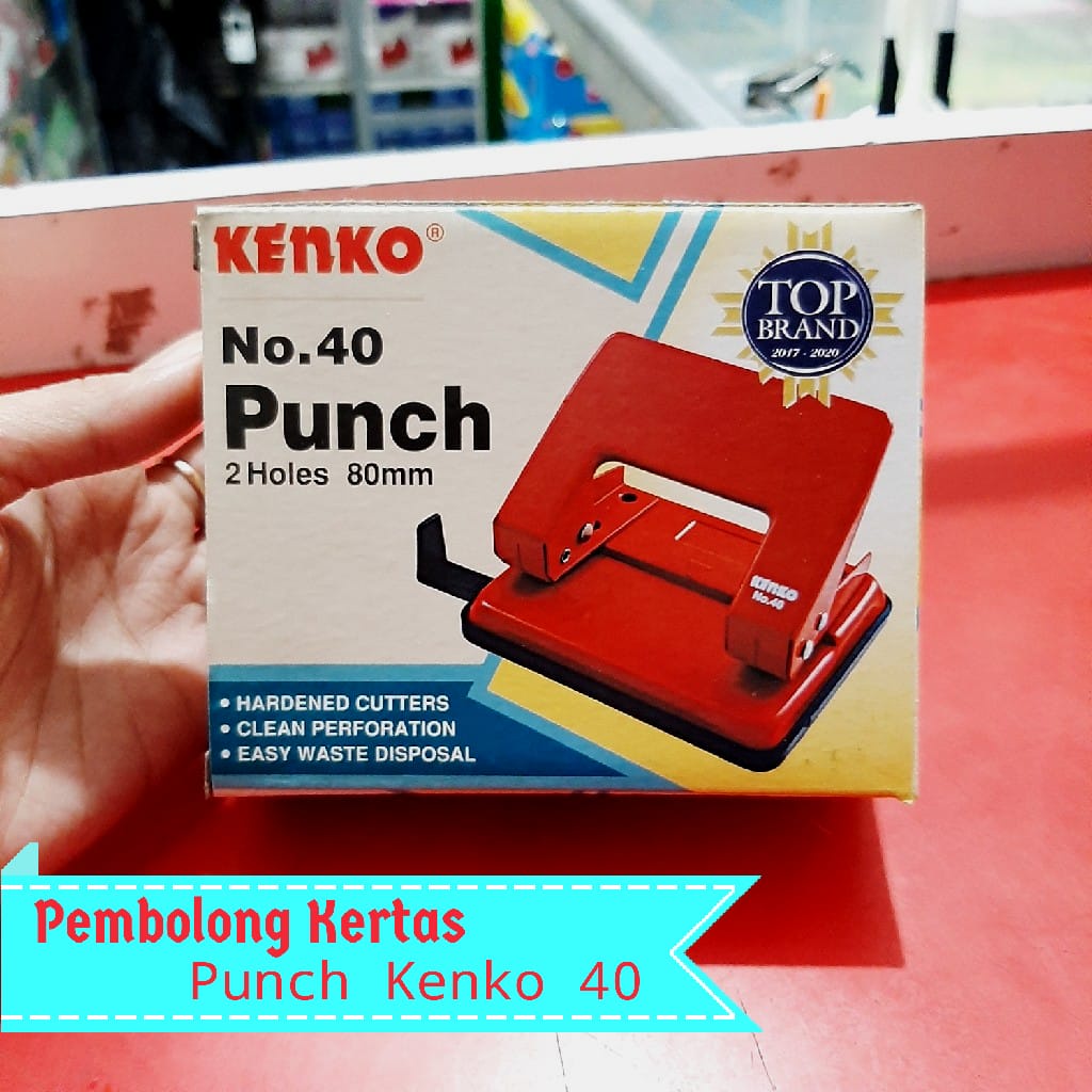 

Pembolong Kertas KENKO 40 / XL 2 Holes [Punch 40]