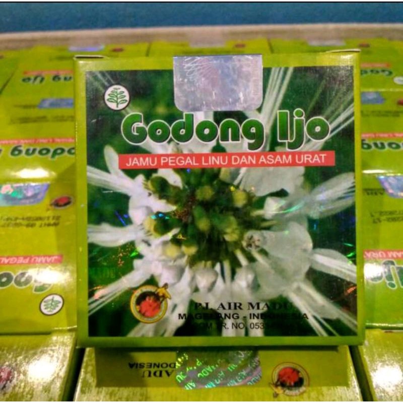 Godong ijo jamu pegal linu dan asam urat