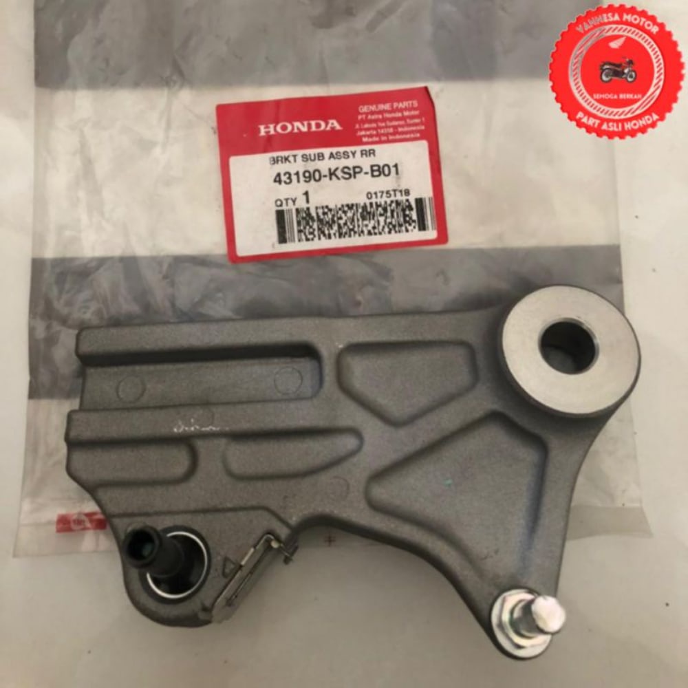 BRACKET CALIPER BELAKANG - NEW MEGAPRO MONO FI ASLI HONDA 43190KSPB01