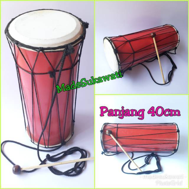 Kendang Gendang alat musik gamelan bali 40cm drum