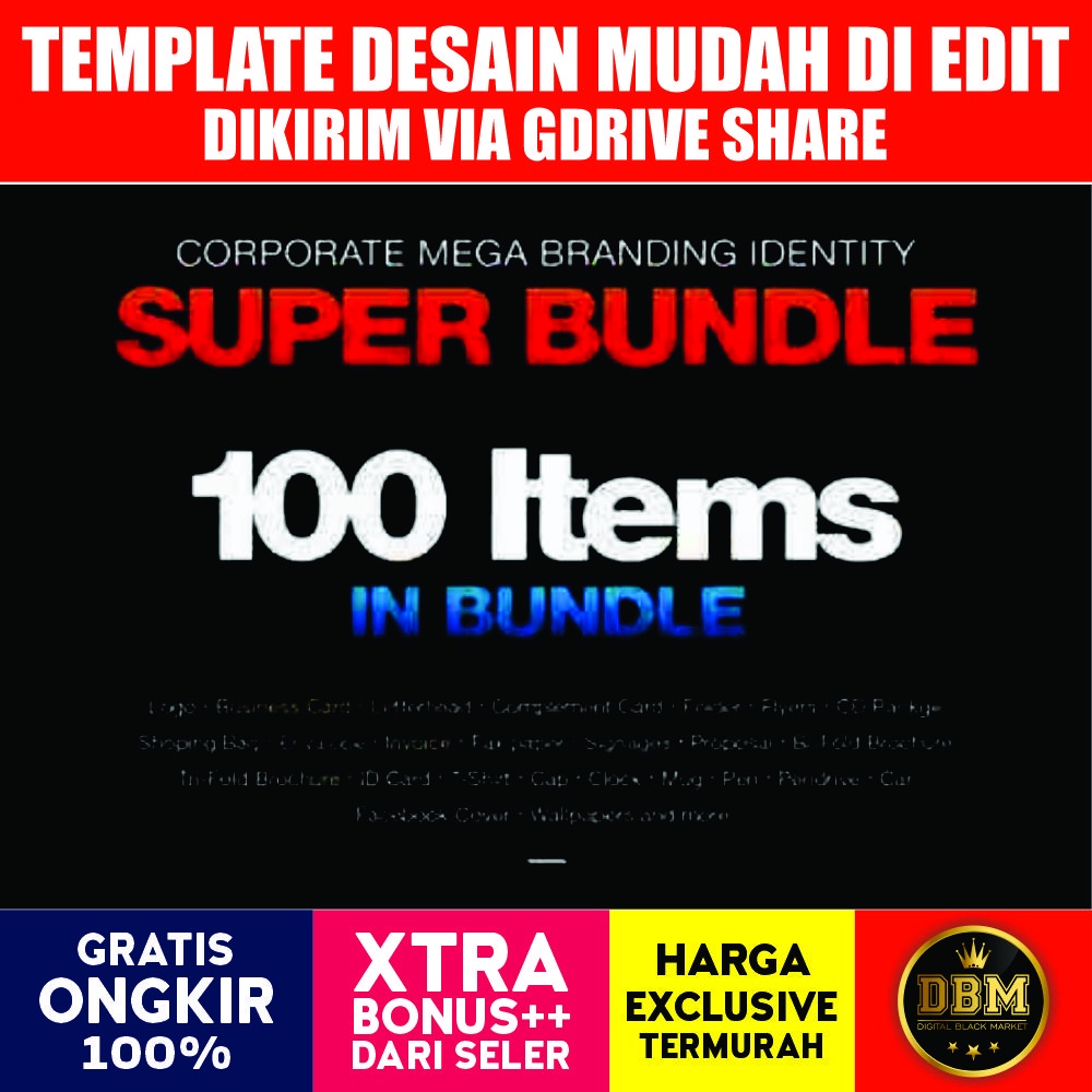 Corporate Mega Branding Bundle - Photoshop &amp; Illustrator - Business Branding