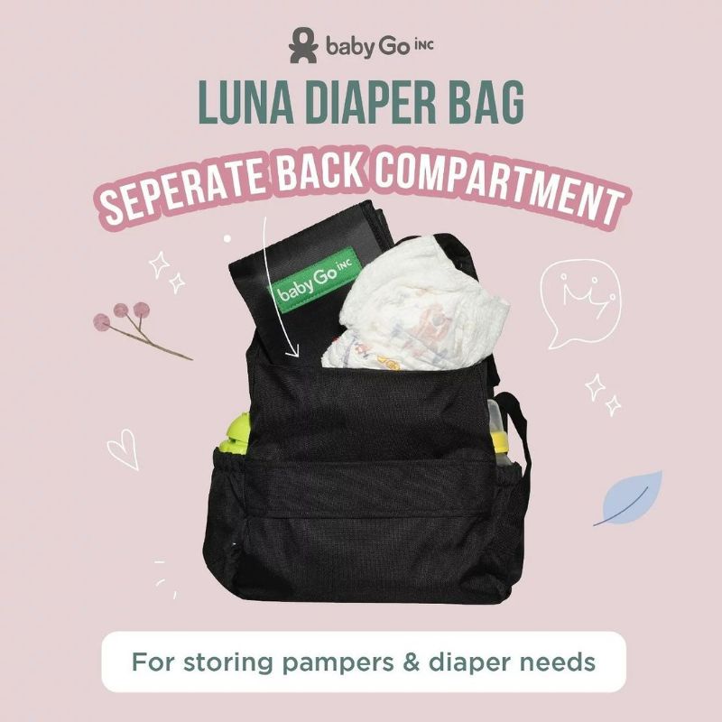 BabyGO inc Luna Diaper Bag - Tas Bayi BabyGoInc - Baby Go