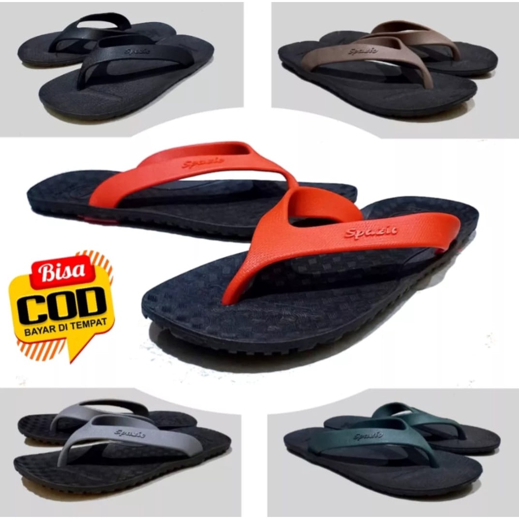 SANDAL JEPIT SANDAL PRIA CASUAL GARIS