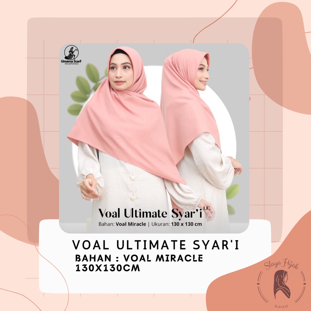 Hijab Voal Ultimate Syar'I Hijab Syar'I by Umama Scarf