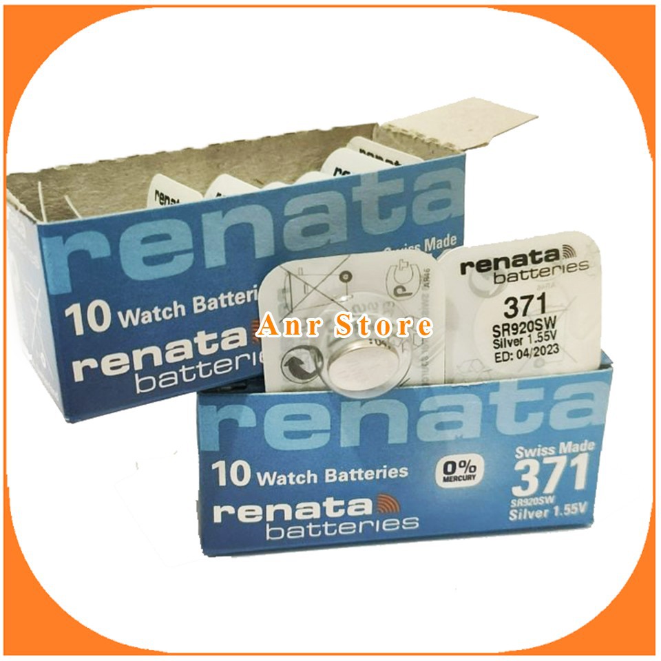 Baterai Batrei Batre Jam Renata 371 SR920SW Renata 920 Original Murah