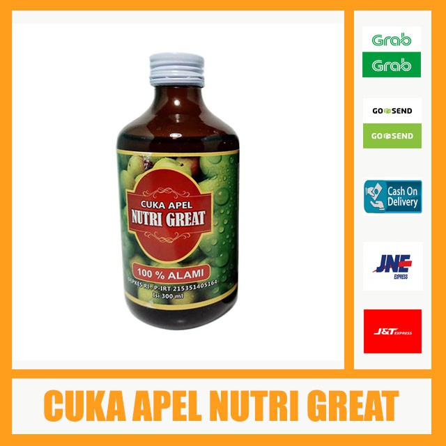 

Cuka Apel Nutri Great - Cuka Apel - Sari Buah Apel - Cuka Apel Super